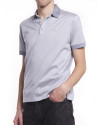 Pin-striped polo shirt 