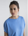 Blue loose sweater