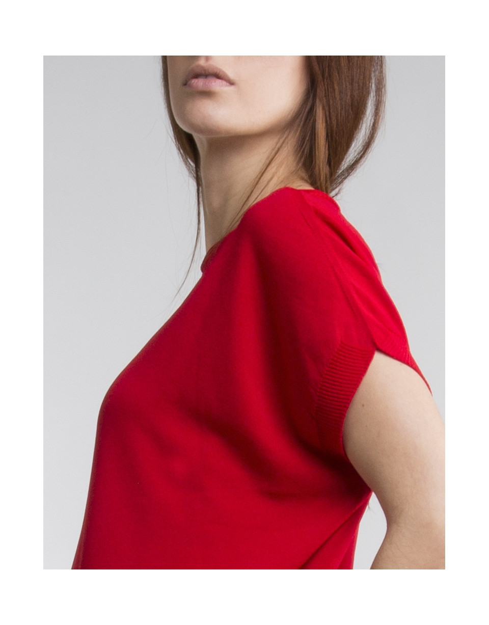 Jersey fluido rojo