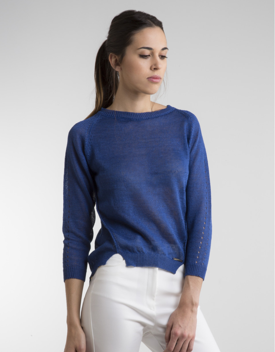 Jersey punto azul