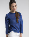 Blue knit sweater