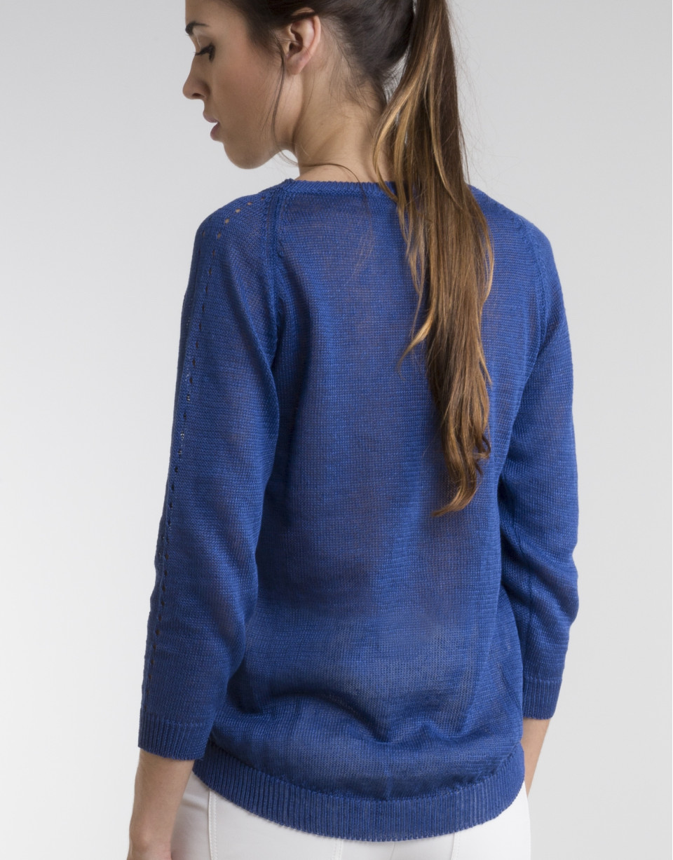 Jersey punto azul