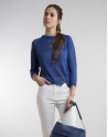 Jersey punto azul