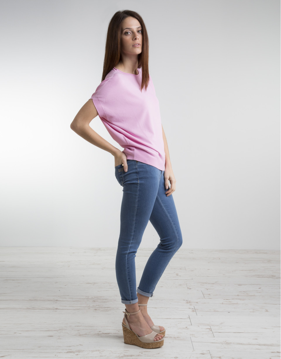 Pink loose sweater