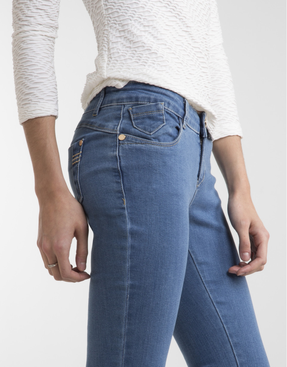Pantalón denim strech