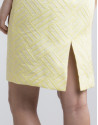 Vestido recto amarillo