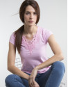 Pink crocheted top