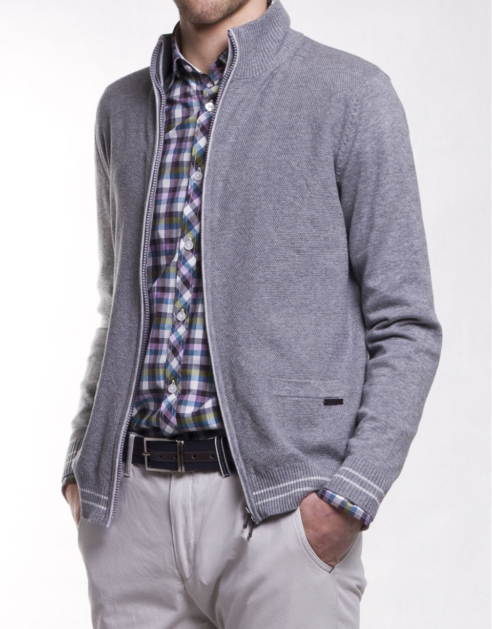 Chaqueta cuello cisne 