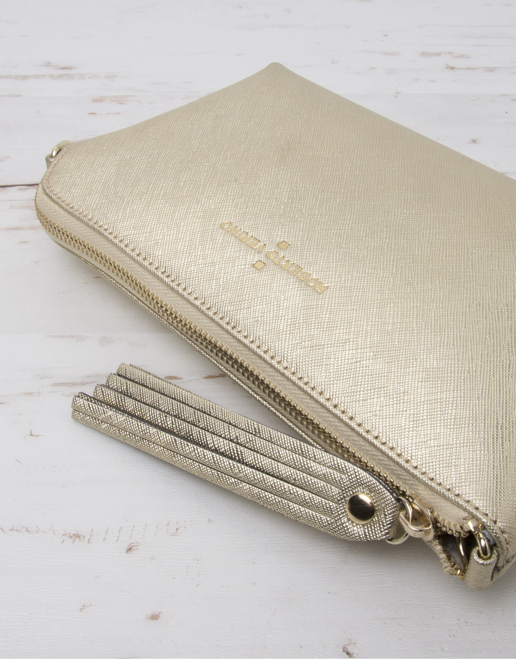 Gold Nano Lisa messenger bag