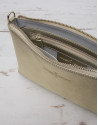 Gold Nano Lisa messenger bag