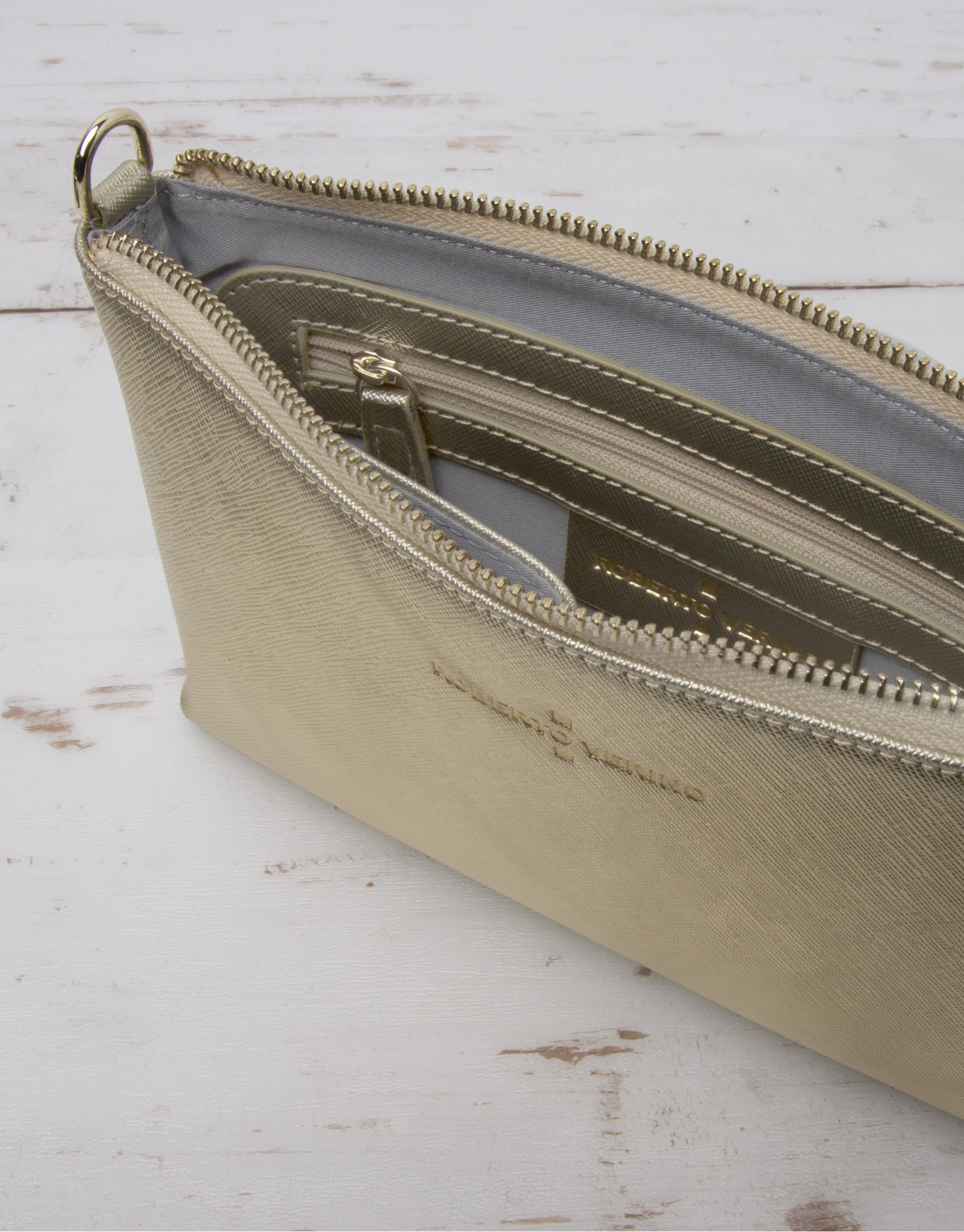 Gold Nano Lisa messenger bag