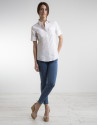 Camisa blanca manga corta