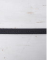 Navy blue leather belt