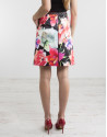 Floral print skirt