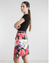 Floral print skirt