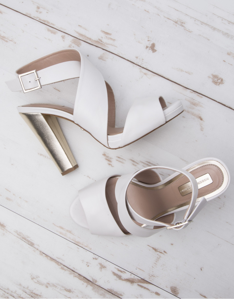 White Rio sandals