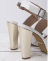 White Rio sandals