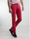 Red chino pants
