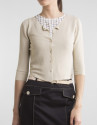 Chaqueta corta punto camel