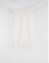 Ivory fringed scarf