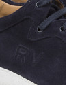 Navy blue sneakers