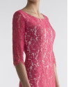 Red lace dress