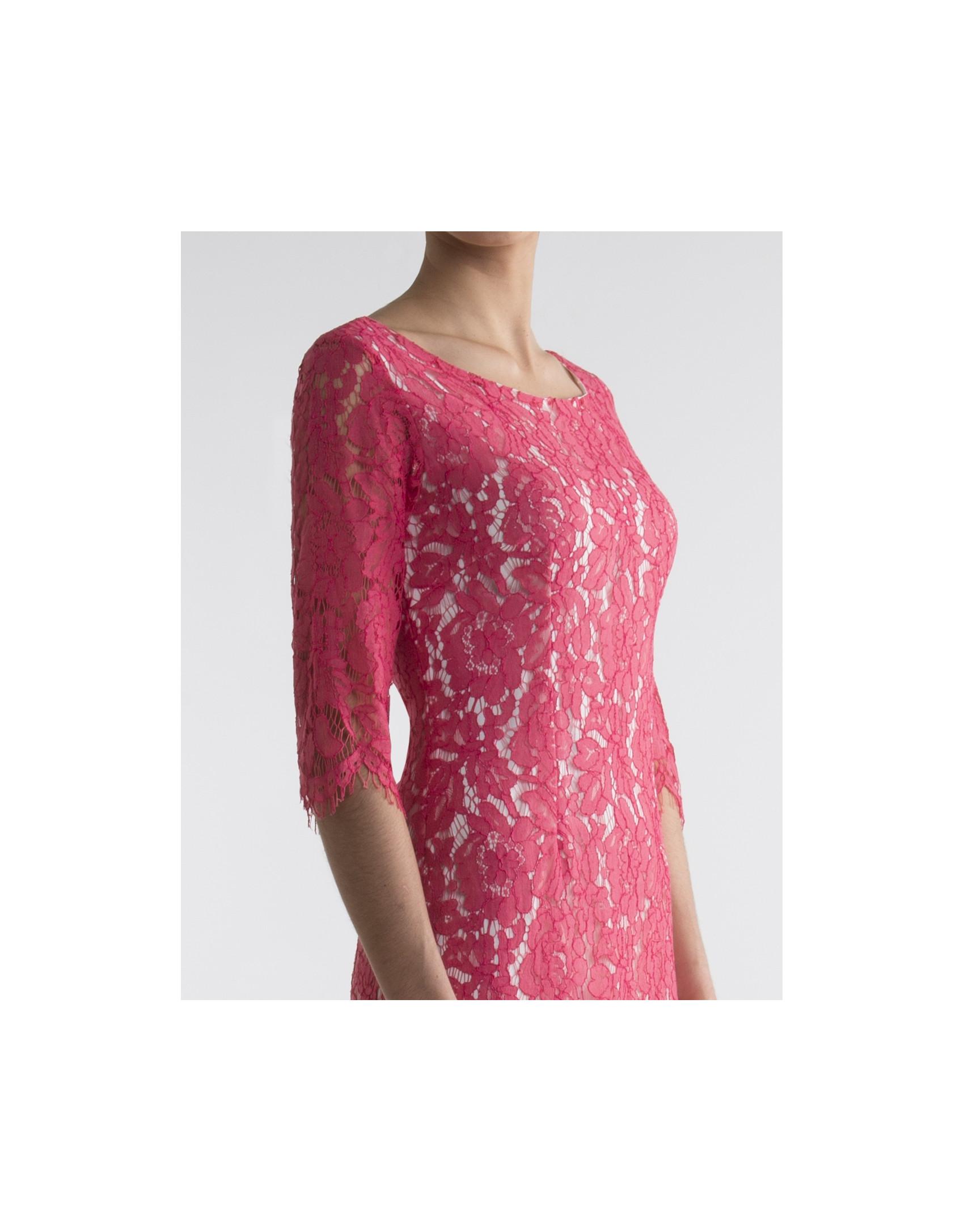Vestido encaje rojo