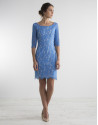 Vestido encaje azul