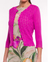 Viscose openwork sweater 