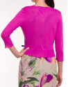 Viscose openwork sweater 