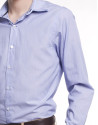 Casual finely striped shirt