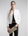 Chaqueta corta blanca