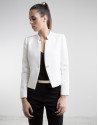 Short white jacket 