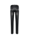 Lurex-black denim pants 