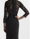 Vestido negro con encaje