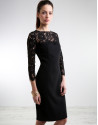 Black lace dress