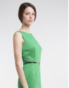 Vestido recto verde