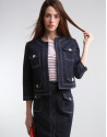 Short denim jacket