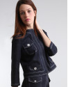Short denim jacket
