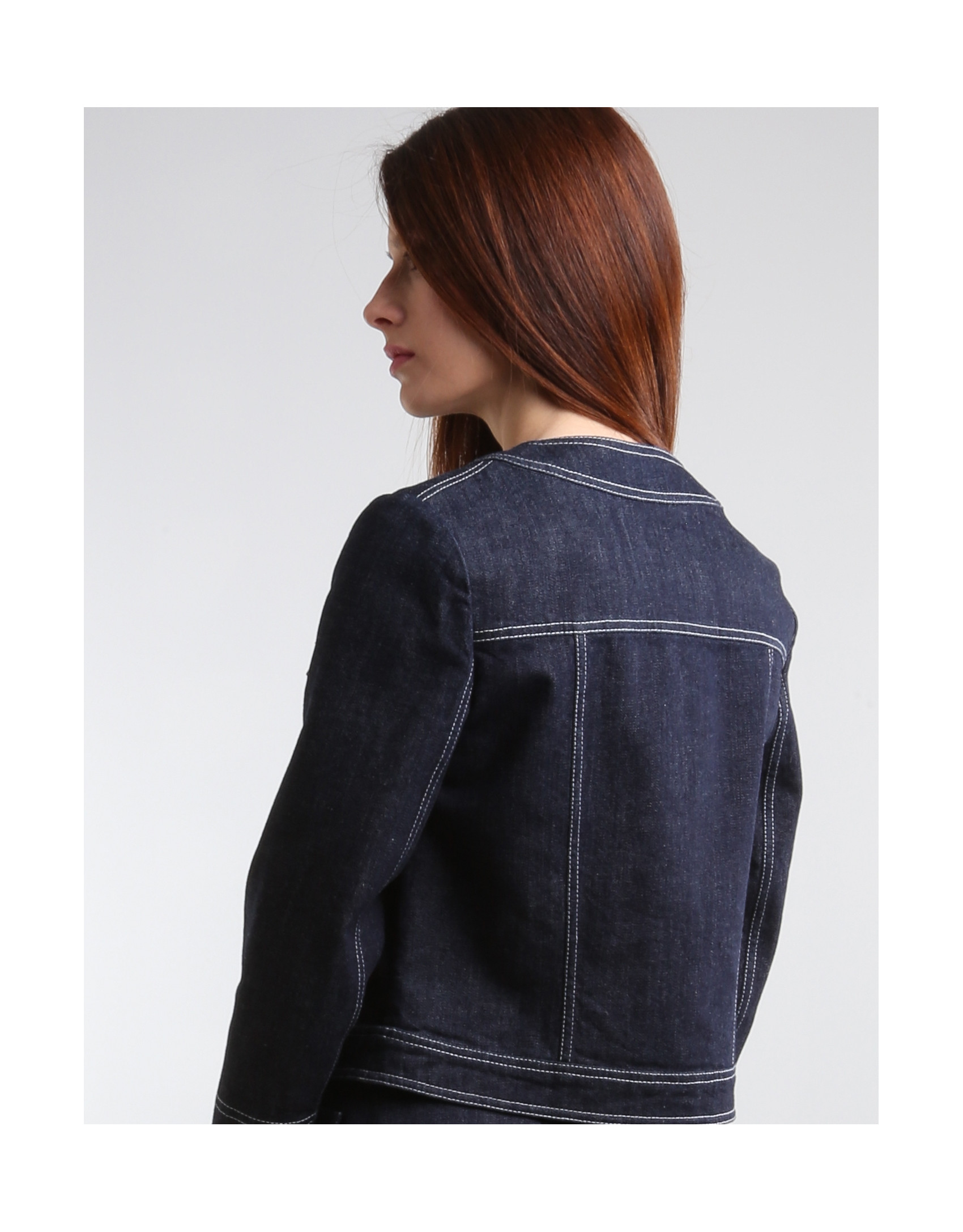 Short denim jacket