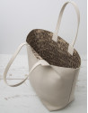 White Uve shopping bag