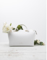 White Romeo satchel bag