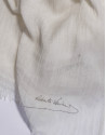 Foulard liso en blanco
