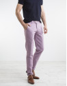 Pantalón chino malva