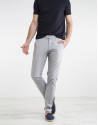 Pinstriped chino pants