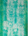  Foulard doble capa con estampado en tonos verdes y beige