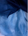 Bicolor blue scarf 