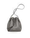 Gray Uve leather bouquet bag