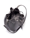 Gray Uve leather bouquet bag