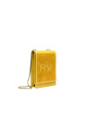 Bolso mini shoulder piel amarillo Eme